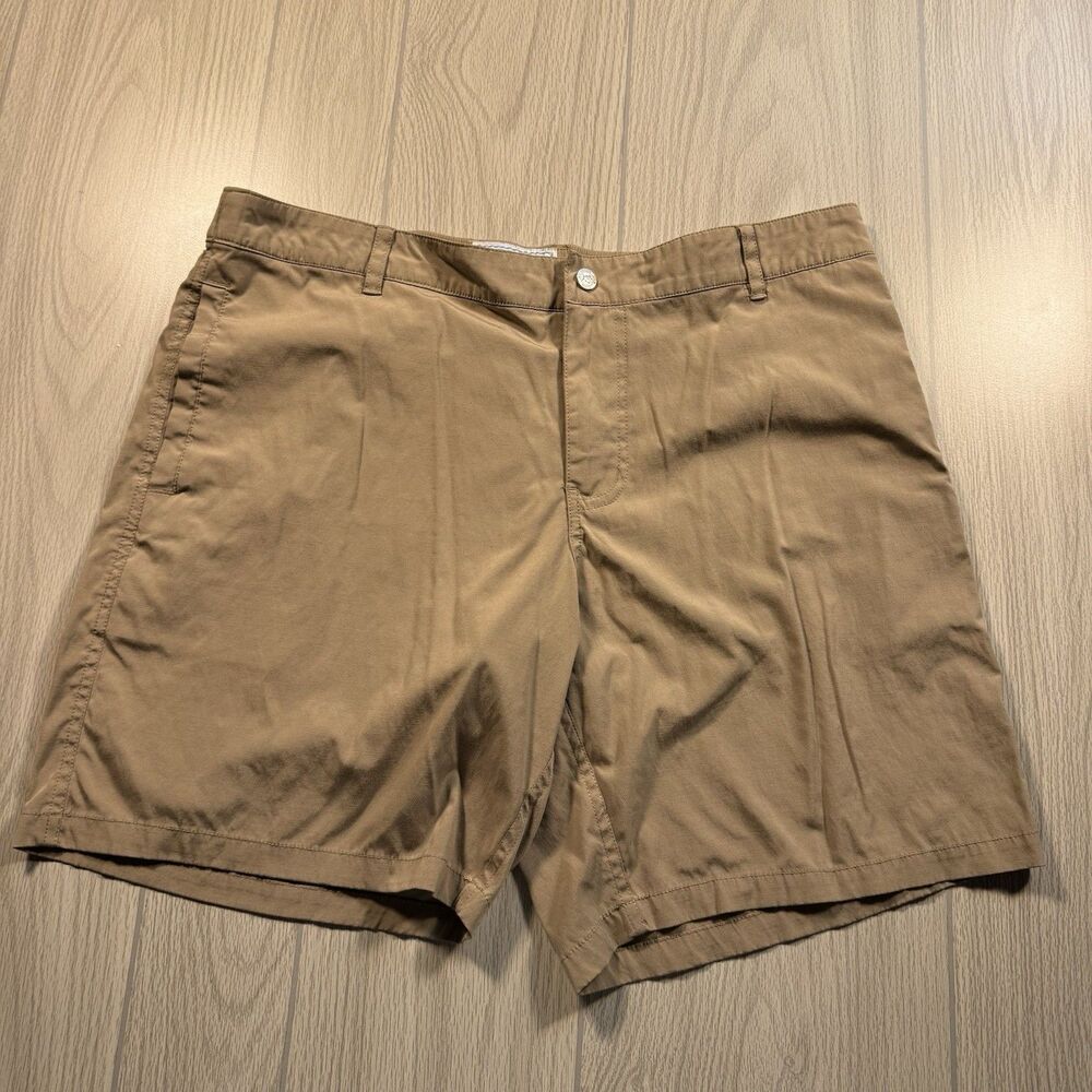 Southern Tide Skipjack Shorts Men’s XL 38x8.5 Khaki Elastic Waist Stretch Beach